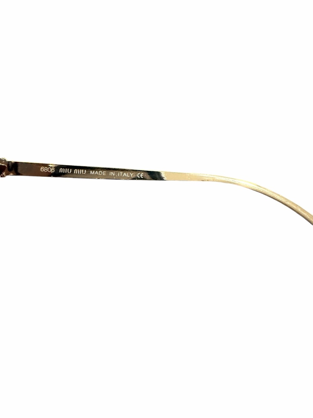 Gold Metal Frame with Brown Gradient Lenses Sunglasses - Picture 4 of 7